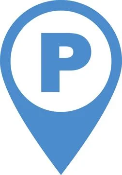 Location Map Parking, Pin point Parking icon, Map Point sign, map pin Parki.. Stock Illustration