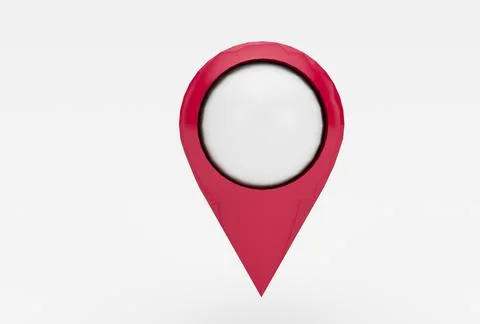 Location map pin gps pointer markers 3d illustration for destination minima.. 스톡 일러스트