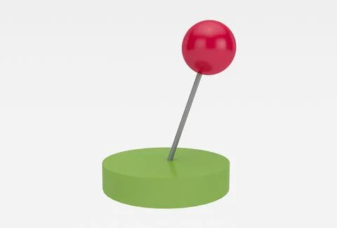 Location map pin gps pointer markers 3d illustration for destination minima.. 库存插图