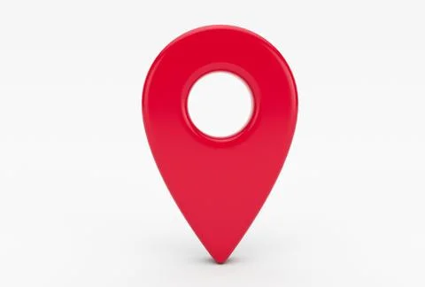 Location map pin gps pointer markers 3d illustration for destination minima.. 스톡 일러스트