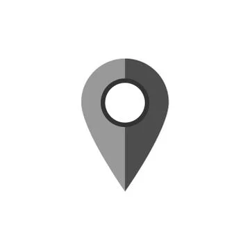 Location marker, map pin icon イラスト素材