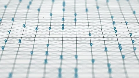 Location marker pin motion navigation seamless loop background Stock Footage 274413745