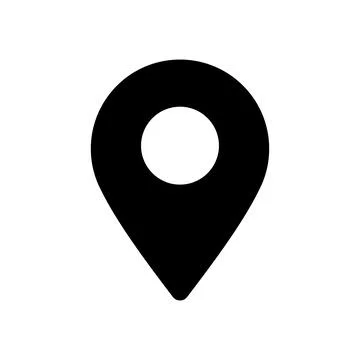 Location or map pin symbol Stock Illustration