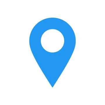 Location or map pin symbol Stock Illustration