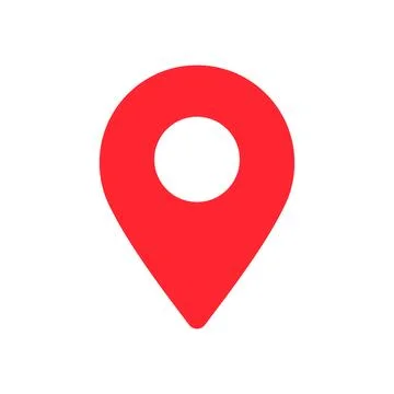 Location or map pin symbol Stock Illustration