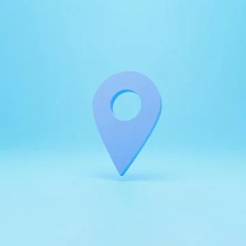 LOCATION pin arrow. The concept of tagging a sign landmark needle tip to crea Stock Illustration