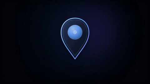 Location pin found destination reached map marker animation with checkmark. Stock Footage 344888854