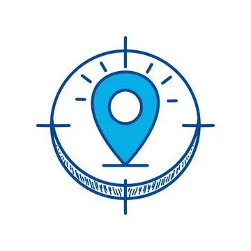 Location pin icon Stock Illustration