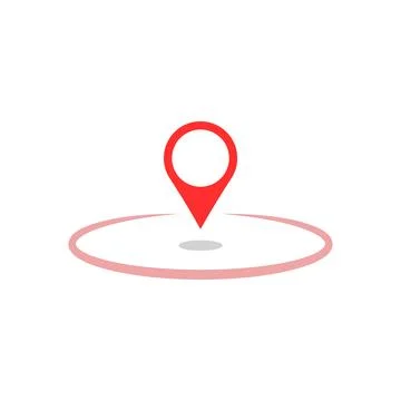 Location pin icon. Map pin place marker. Map marker pointer icon. GPS locat.. Stockillustratie