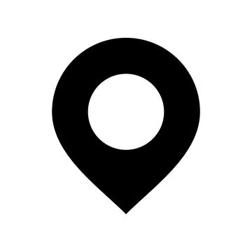 Location pin icon vector template illustration design Stock Illustration