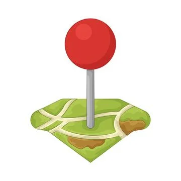 Location Pin Illustration Stock Illustration