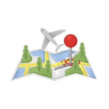 Location Pin Illustration Illustrazione stock