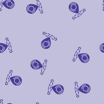 Location pin information glyph vector seamless pattern Stock Illustration