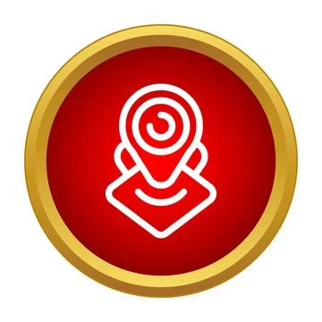 Location pin map pointer destination tracking concept Stock Illustration
