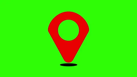 Location Pin Pointer Animation 動画素材 303394965
