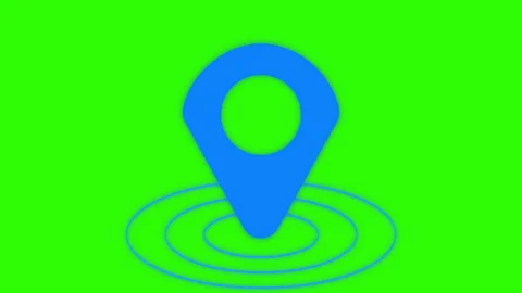 Location Pin Pointer Animation Stock Footage 303398196