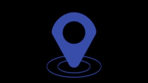 Location Pin Pointer Animation Stock Footage 303398650