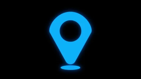 Location Pin Pointer Animation Stock Footage 303400380