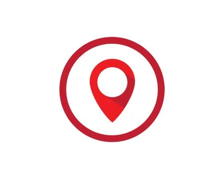 Location point Logo vector illustration Stock-Illustration