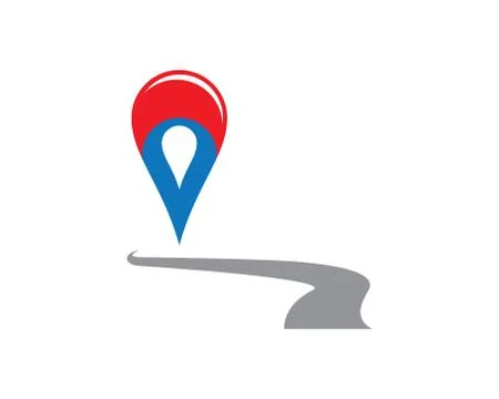 Location point symbol vector icon Stock Illustration