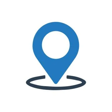 Location Pointer Icon Stock Illustration