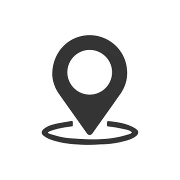 Location Pointer Icon Stock Illustration