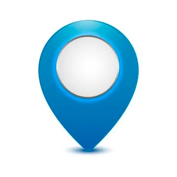 Location pointer icon vector. Stock Illustration