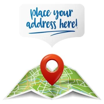 Location position map icon symbol isolated Stock Illustration