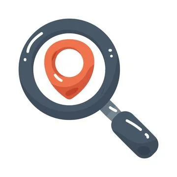 Location search Stock Illustration