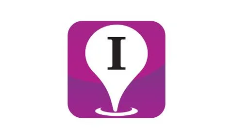 Location Search Solutions Initial I Stock-Illustration