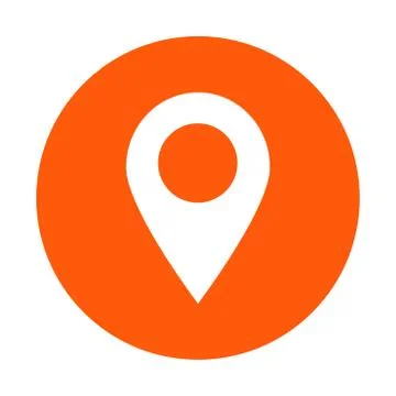 Location sign symbol. Stock Illustration