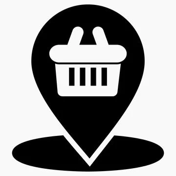 Location of the store Stock Illustration