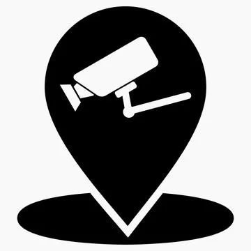 Location surveillance camera. Stock Illustration