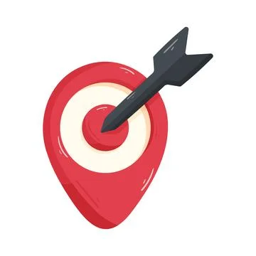 Location target Stock Illustration