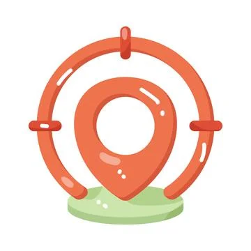 Location target Stock Illustration