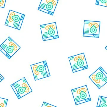 Location targeting seo optimization vector seamless pattern イラスト素材