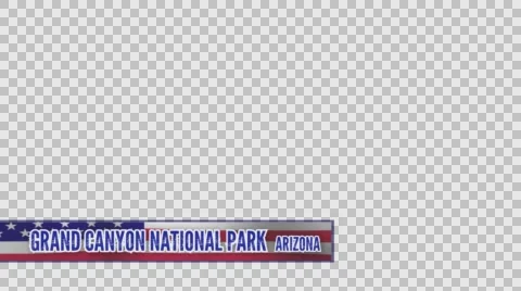 Location title animation - Grand canyon Arizona Stock Footage 63390852