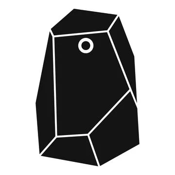 Location tracking device icon for asset management Stock Illustration