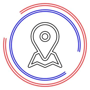 Location vector icon Stock-Illustration