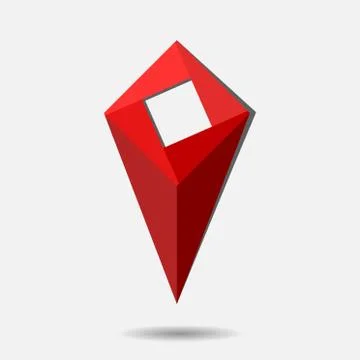 Location vector icon isolated on white background Stock Illustration