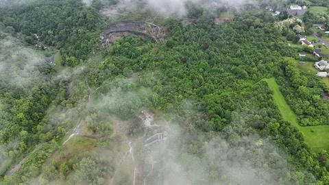 Location that was Used - Split Rock Quarry - Syracuse, NY 库存照片