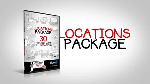 LOCATIONS Package 스톡 After Effects