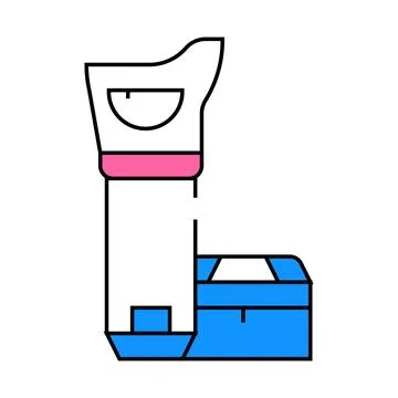 Locator device icon color illustration Stock Illustration