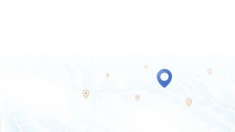 Locator position point. GPS tracking system to navigate around the city Stock Illustration