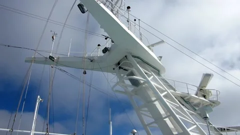 Locators on a cruise ship Stock Footage 148492012