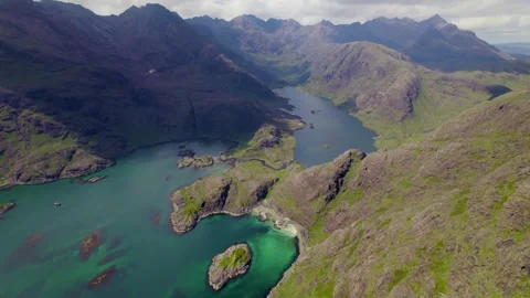 Loch Caruisk 11 Stock Footage 258468884