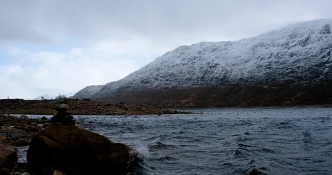 Loch Cluanie - Timelapse 1 Stock Footage 104883219