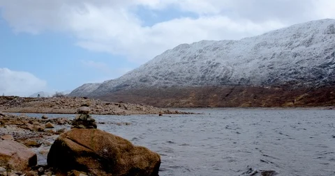 Loch Cluanie - Timelapse 2 Stock Footage 104882299