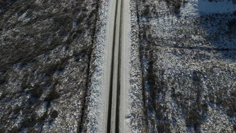 Loch Doon Road Stockbeeldmateriaal 231210599