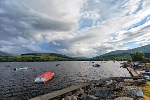 Loch Earn 写真素材